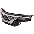 Passenger Side Halogen Headlight, Without bulb(s), OE Comparable Finish