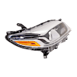 Passenger Side Headlight, without Bulb, HID/Xenon, Clear Lens, 6 Cyl., 3.5L Engine, CAPA CERTIFIED
