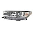 Driver Side Headlight, with Bulb, Halogen, Clear Lens, CAPA Certified