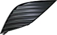 Front, Passenger Side Bumper Grille, Textured Black