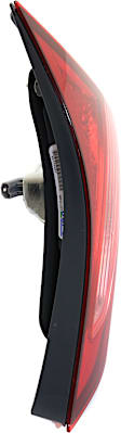 Driver Side, Inner Tail Light, with Bulb, Halogen, Clear and Red Lens, CAPA CERTIFIED