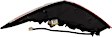 Driver Side, Outer Tail Light, with Bulb, LED, Clear and Red Lens, CAPA CERTIFIED
