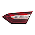 Passenger Side, Inner Tail Light, With bulb(s), Halogen, Clear and Red Lens CAPA CERTIFIED