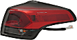 Passenger Side, Outer Tail Light, With bulb(s), Halogen, Clear Lens, 4 Cyl., 2.5L Engine, CAPA Certified