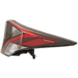 Passenger Side, Outer Tail Light, without Bulb, Halogen, Clear and Red Lens, 4 Cyl., 1.8L Engine, CAPA CERTIFIED
