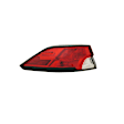 Driver Side, Outer Tail Light, with Bulb, LED, Mounts On Body, CAPA CERTIFIED