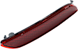 Rear, Passenger Side Bumper Reflector, CAPA Certified