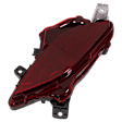 Rear, Driver Side Bumper Reflector, CAPA Certified