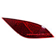 Bumper Reflector, 4 Cyl., 1.8L Engine, CAPA CERTIFIED