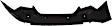 Rear Primed Bumper Cover, with Parking Aid Sensor Holes, CAPA Certified