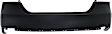Rear Primed Bumper Cover, without Parking Aid Sensor Holes, CAPA Certified