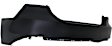 Rear Primed Bumper Cover, without Parking Aid Sensor Holes, CAPA Certified