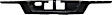 Center Bumper Step Pad, Black CAPA CERTIFIED