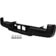 Step Bumper, Powdercoated Black Face Bar and Pads Without mounting bracket(s) CAPA Certified