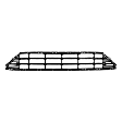 Front, Center Bumper Grille, Black