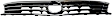 Grille Assembly, Painted Black Shell and Insert, CAPA CERTIFIED