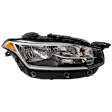 Passenger Side Headlight, with Bulb, Halogen, Clear Lens, 4 Cyl., 2.0L Engine