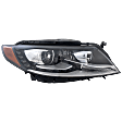 Passenger Side Headlight, without Bulb, HID/Xenon, Clear Lens