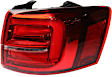Passenger Side, Outer Tail Light, With bulb(s), LED, Red Lens