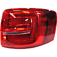 Passenger Side, Outer Tail Light, With bulb(s), LED, Red Lens CAPA CERTIFIED
