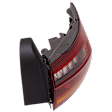 Passenger Side Tail Light, with Bulb, Halogen/LED Combo, Amber and Red Lens, CAPA CERTIFIED