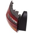 Driver Side Tail Light, with Bulb, Halogen/LED Combo, Amber and Red Lens, CAPA CERTIFIED