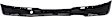 Rear, Lower Textured Bumper Cover, 4 Cyl., 2.0L Engine, Without Parking Aid Sensor Holes, With Tow Hook Holes