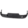 Rear Textured Bumper Cover, For Models with Parking Aid Sensor Hole and Parallel Park Assist Sensor Hole