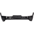 Rear Textured Bumper Cover, For Models with Parking Aid Sensor Hole and Parallel Park Assist Sensor Hole