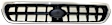 Grille Assembly, Chrome Shell with Painted Silver Black Insert
