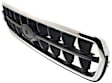 Grille Assembly, Chrome Shell with Painted Silver Black Insert