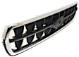 Grille Assembly, Chrome Shell with Painted Silver Black Insert