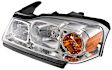 Driver Side Halogen Headlight, With bulb(s), OE Replacement, Sport Utility, CAPA Certified