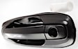 Front, Driver Side Smooth Black Exterior Door Handle, With Key Hole