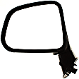Driver Side Mirror, Power Adjust, Non-Heated, Manual Folding, Paintable, No Signal Light, No Memory, No Puddle Light, No Auto-Dim, No Blind Spot Feature