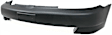 Front, Upper Primed Bumper Cover, Base Model, 4 Cyl., 1.5L Engine, Sedan, Without Spoiler Holes