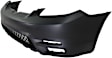 Front Primed Bumper Cover, Base Model Without Spoiler Holes