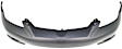 Front Primed Bumper Cover, With Fog Light Holes, For Base Model