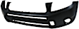 Front Primed Bumper Cover, For Base & Limited Model, Without Wheel Opening Flares, CAPA Certified