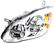 Driver Side Headlight, with Bulb, Halogen, Clear Lens, CAPA Certified