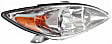 Passenger Side Headlight, with Bulb, Halogen, Clear Lens, CAPA Certified