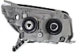 Driver Side Headlight, without Bulb, Halogen, Limited/SR5 Models, CAPA CERTIFIED