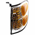 Front, Driver Side Turn Signal Light, With bulb(s), Halogen, Double Cab, with Production Date Up to August 2004 CAPA CERTIFIED