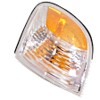 Front, Driver Side Turn Signal Light, With bulb(s), Standard Cab Pickup (Regular Cab)/Extended Cab Pickup (Access Cab), with Production Date From August 2004, CAPA Certified