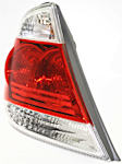 Driver Side Tail Light, with Bulb, Halogen, Clear and Red Lens, LE/XLE Models, USA Built Vehicle, CAPA CERTIFIED