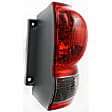 Passenger Side, Outer Tail Light, with Bulb, Halogen, Clear and Red Lens, 8 Cyl., 4.7L Engine, CAPA CERTIFIED
