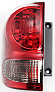 Driver Side, Outer Tail Light, with Bulb, Halogen, Clear and Red Lens, 8 Cyl., 4.7L Engine, CAPA CERTIFIED
