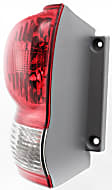 Driver Side, Outer Tail Light, with Bulb, Halogen, Clear and Red Lens, 8 Cyl., 4.7L Engine, CAPA CERTIFIED
