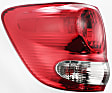 Driver Side, Outer Tail Light, with Bulb, Halogen, Clear and Red Lens, 8 Cyl., 4.7L Engine, CAPA CERTIFIED