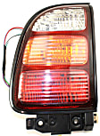 Driver Side Tail Light, With bulb(s), Halogen, Amber, Clear and Red Lens